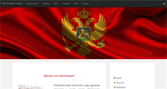 Desktop Screenshot of montenegro-utazas.info